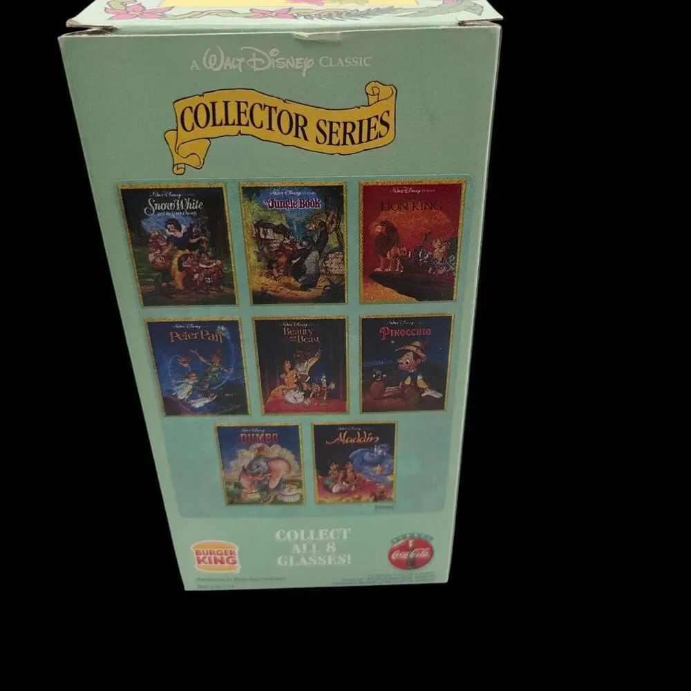 1994 Disney Jungle Book Collector Glass Burger King Vintage Drinkware Cup